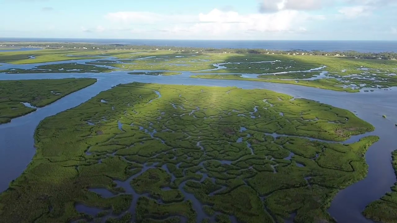 Saint Simons Island Marsh Drone Flight | Aerial Views of Coastal Georgia