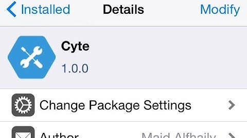 Cyte : Get proper Description and Screenshot for Tweaks In Cydia