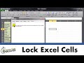 Lock Cells and Protect Sheets in Excel