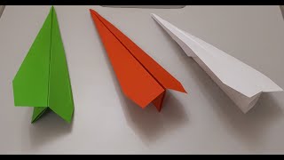 طريقة صنع طائرة ورقية How to make a PaperAirplane