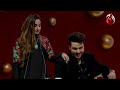 Ahsan khan and his wife share their love story on the couple show with aagha ali  hina altaf