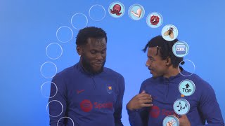 🤪 BARÇA EMOJIS with FRANCK KESSIE & JULES KOUNDE