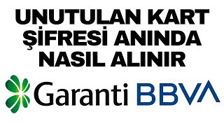 Garanti Bankası Paracard Şifre Alma - Unutulan Şifreyi Yenileme