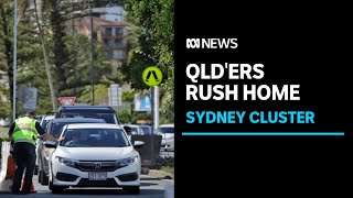 Sydney residents shut out of Queensland, as hard border reinstated at road checkpoints | ABC News