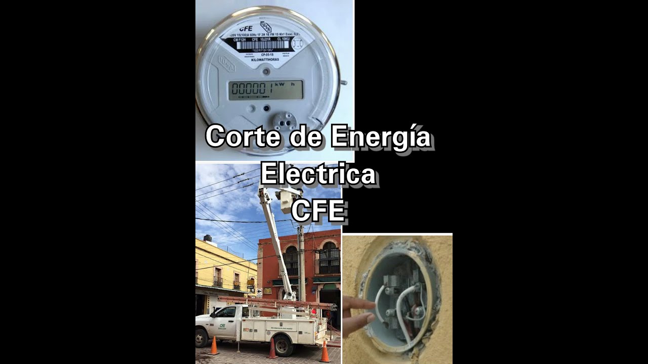 Corte de luz CFE Solución - YouTube