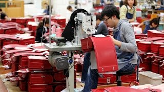 新入生向け ランドセルの製造がピーク