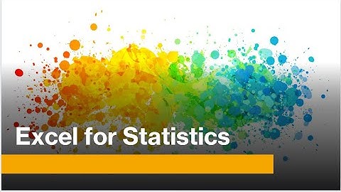 Excel for Statistics - Video 7 - Finding Permutations and Combinations