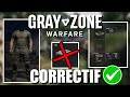 Rsoudre le bug  pas de tte de conteneur scuris et de couteau  gray zone warfare fr