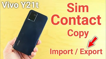 How to show Sim contact in vivo y21t | vivo y21t contact setting