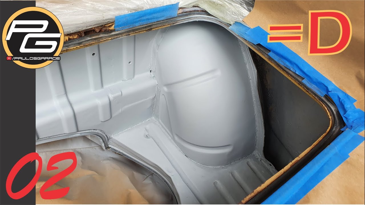 Preparação, Wash Primer e Fundo PU - Pintura do Cofre VW Bra