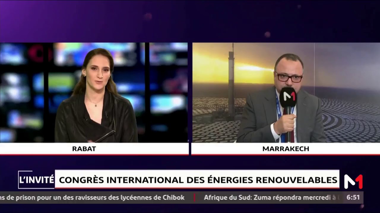 Reportage Medi1 TV de la troisième édition du salon Photovoltaica