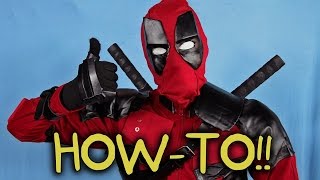 Make Your Own Deadpool Costume!  Homemade Howto!