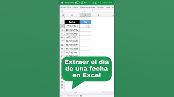 Extraer el DÍA de una fecha en Excel (FUNCIÓN TEXTO) #excel #microsoftexcel #exceltips