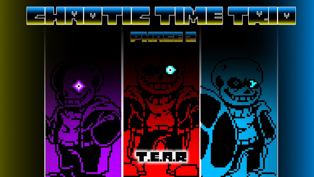 【60 frame animation】【Complete version】Chaotic Time Trio Phase 2！！！