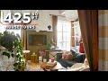 House tours a colorful transformed 425 sq ft studio apartment in brooklyn ny