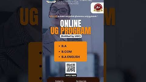 Manonmaniam Sundaranar University -Center for Distance and Online Education🎓