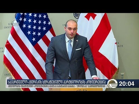 მშვიდობის ინსტიტუტში კონფერენცია მამუკა ბახტაძემ გახსნა