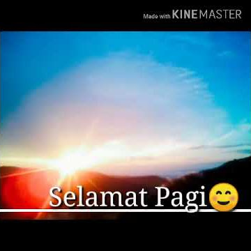 Ucapan selamat pagi