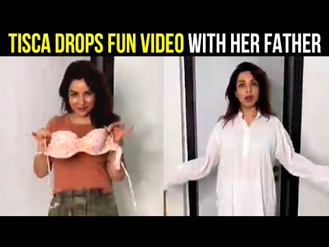 Tisca Chopra's father enters room as she poses with a swimsuit; here's what happened next