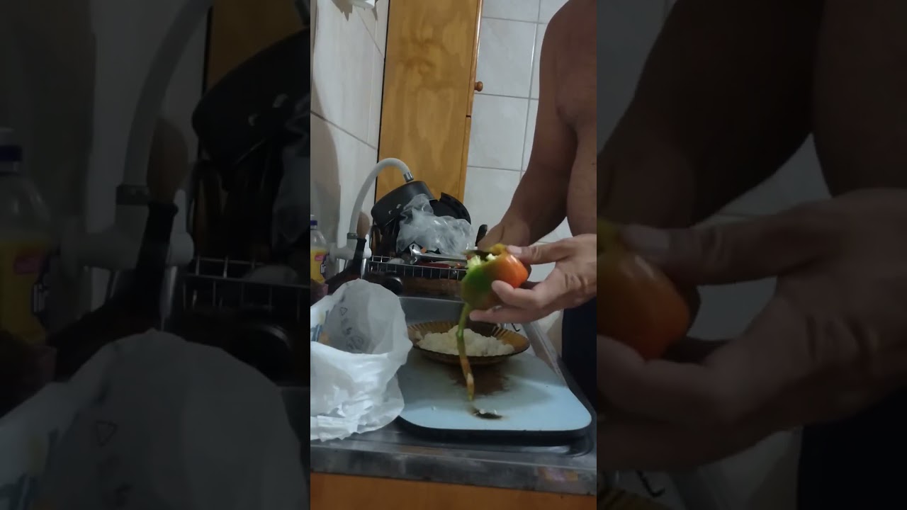 Cozinhando Frango desfiado com Creme de leite, #Faltou gás no meio da Janta😁😅