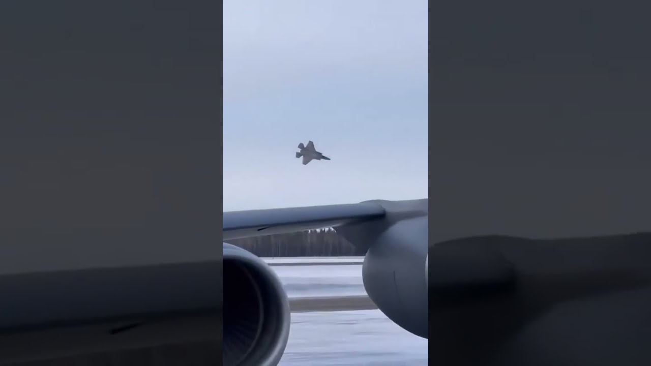 BREAKING USAF F 35 Fighter Jet Crashes At Eielson AFB