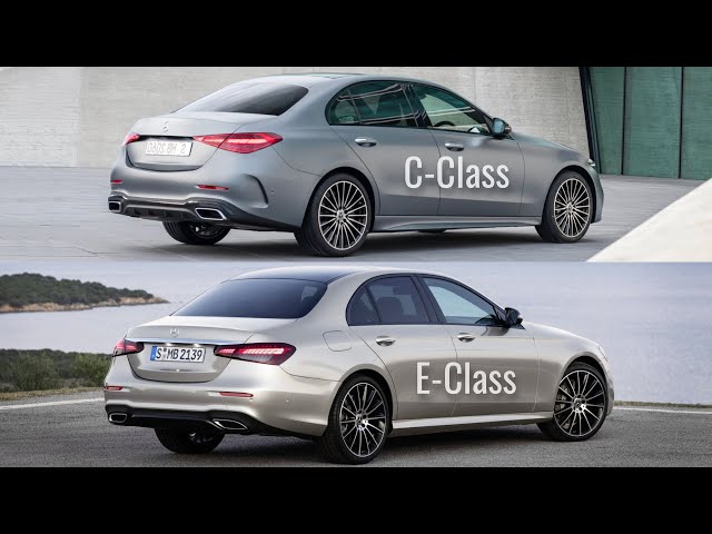 2022 Mercedes C-Class vs 2022 Mercedes E-Class 