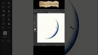 كيفية رسم الهلال بالفوتوشوب #photoshop_tutorial