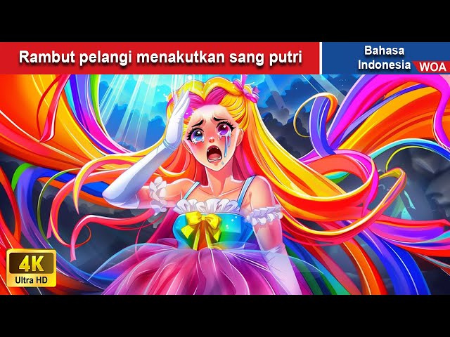 Rambut pelangi menakutkan sang putri 🌈 Dongeng Bahasa Indonesia ✨ WOA Indonesian Fairy Tales class=