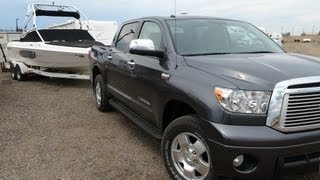 2013 Toyota Tundra Pickup 0-60 MPH Towing Test  (Part 2)