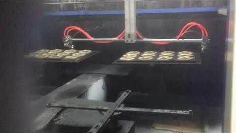 5 Axis 4 Station Spray Painting Machine