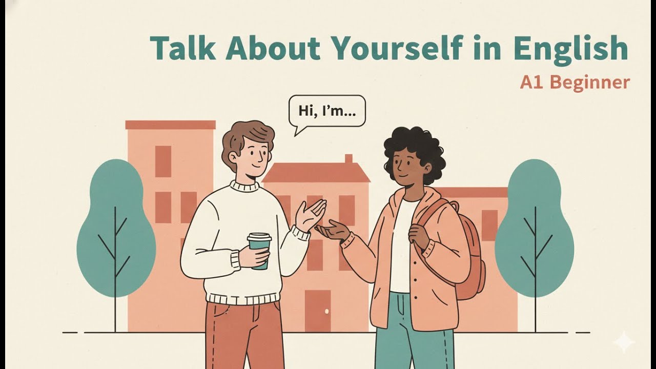 Talk About Yourself in English | Easy Self-Introduction for Beginners (A1)