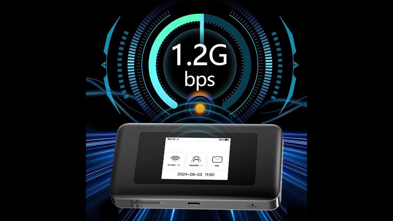 5G MIFI Router Wireless Wi-Fi Hotspot - YouTube