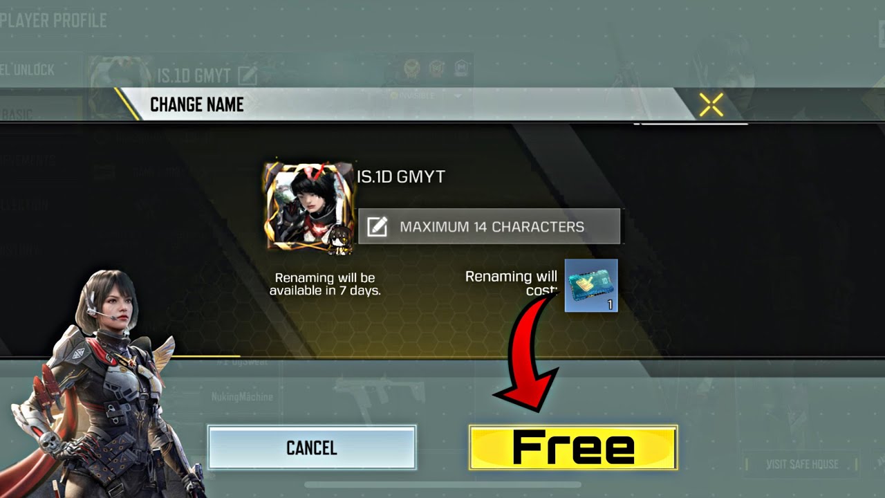 CODM: How To Change Your Name *FOR FREE!!* - YouTube