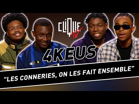 Youtube: 4Keus : la Courneuve, la vie d’artiste et GTA – Clique TV