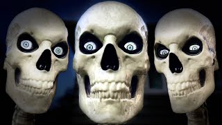 12FT SKELETON with LifeEyes LCD Eyes Halloween Prop Review! (Home Depot Exclusive)