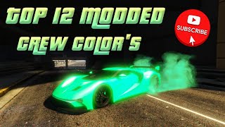 Top 12 Modded Crew Colors In GTA Online (Hex Codes  Included)