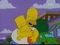 Los Simpsons - Vaquero se despide de todos.