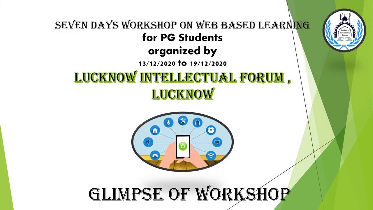 Workshop on Web Based Learning - YouTube
