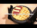 Waffles de PandeYuca rellenos con Bocadillo y Frutos Rojos!