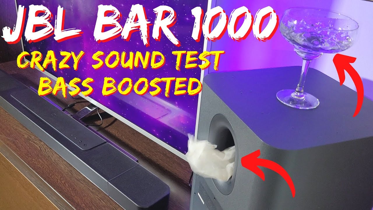 JBL Partybox 1000 CRAZY SUBWOOFER BASS TEST !!! 