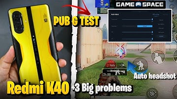 Redmi k40 game space setting for pubg mobile🔥 | Redmi k40 gaming pubg mobile/bgmi test 2025 graphics