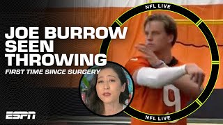 Joe Burrow is BACK AND THROWING  My only question: Who is his THIRD OPTION? | NFL Live