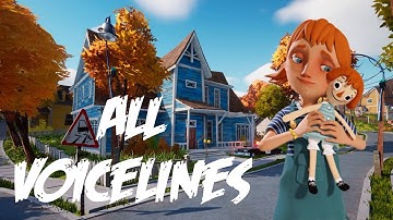 Mya Peterson All Voicelines-Hello Neighbor
