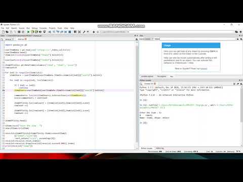 Simple Product Recommendation system