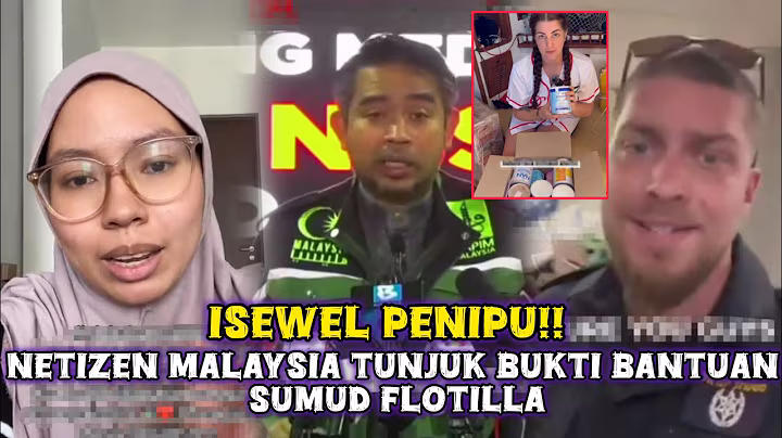 ISEWEL DAKWA TIADA BEKALAN BANTUAN KEMANUSIAAN DITEMUI DLM KAPAL SUMUD FLOTILLA BUAT NETIZEN BENGANG