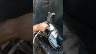 appling clear coat on tank #short #shorts #viral #lacquer #clearcoat(1)