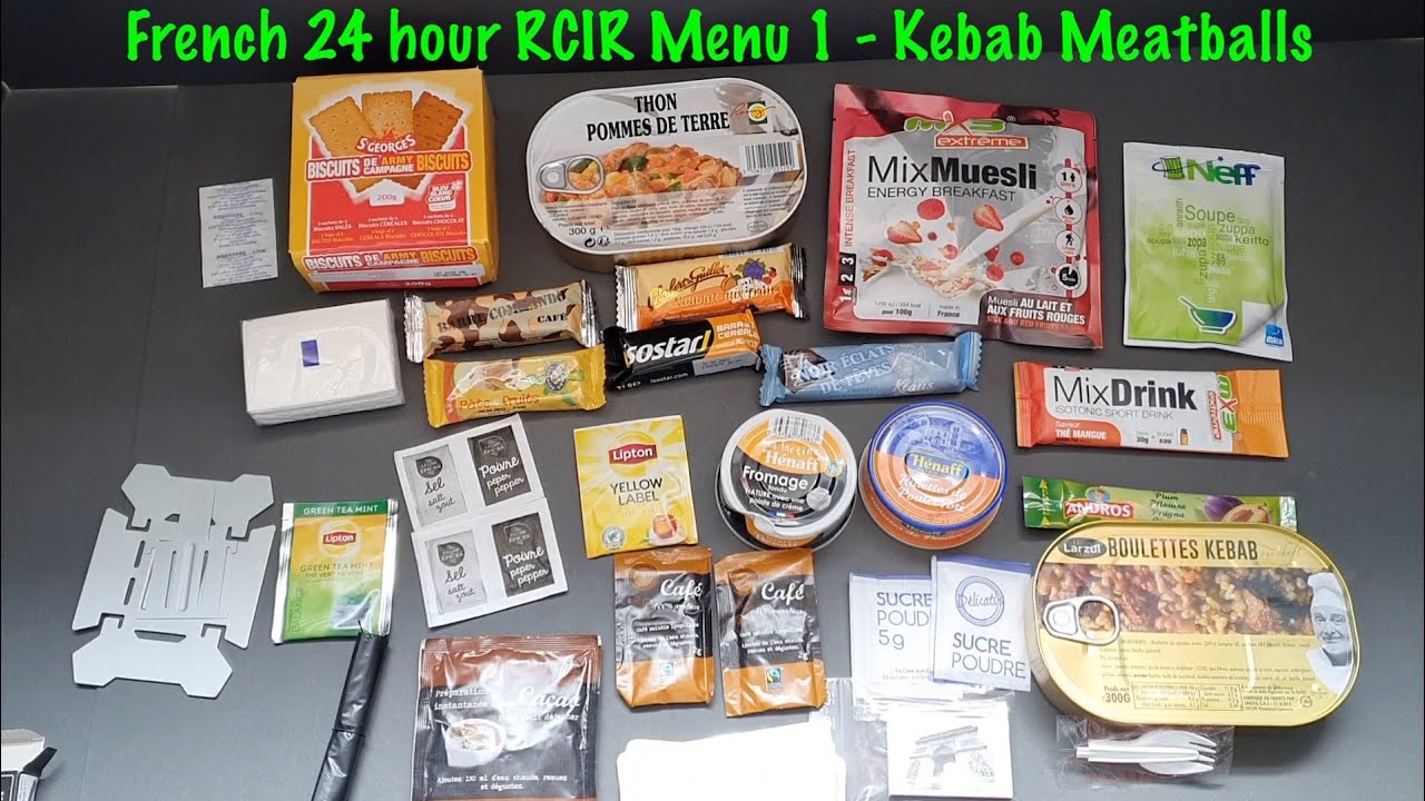 French 24 hour RCIR Menu 1 - Kebab Meatballs - YouTube