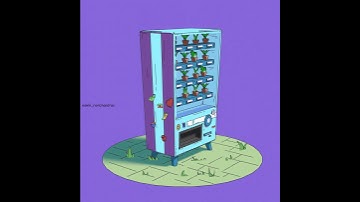 plant vending machine. #blender #greasepencil
