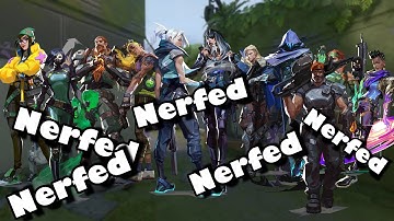 VALORANT NERFS  EVERYONE in Patch 7.04