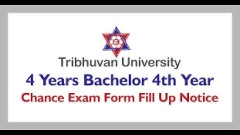 TU 4 yrs Supplementary Exam 2081